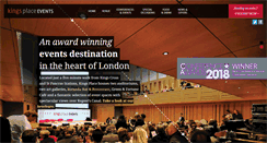 Desktop Screenshot of kingsplaceevents.co.uk