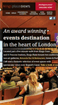 Mobile Screenshot of kingsplaceevents.co.uk